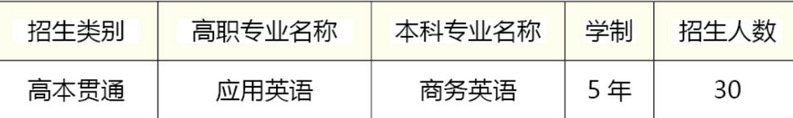 招生专业及计划